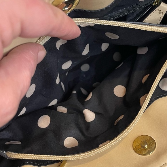 Anne Klein Black and Tan purse with straps PRELOVED see photos - Picture 10 of 13